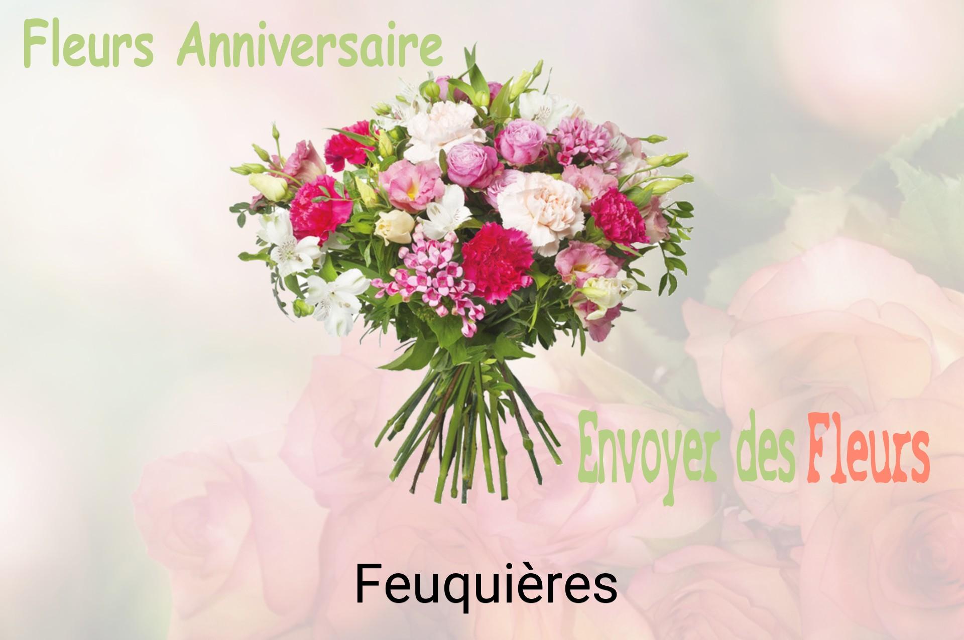 Bouquet de fleurs d’anniversaire livré à Feuquières